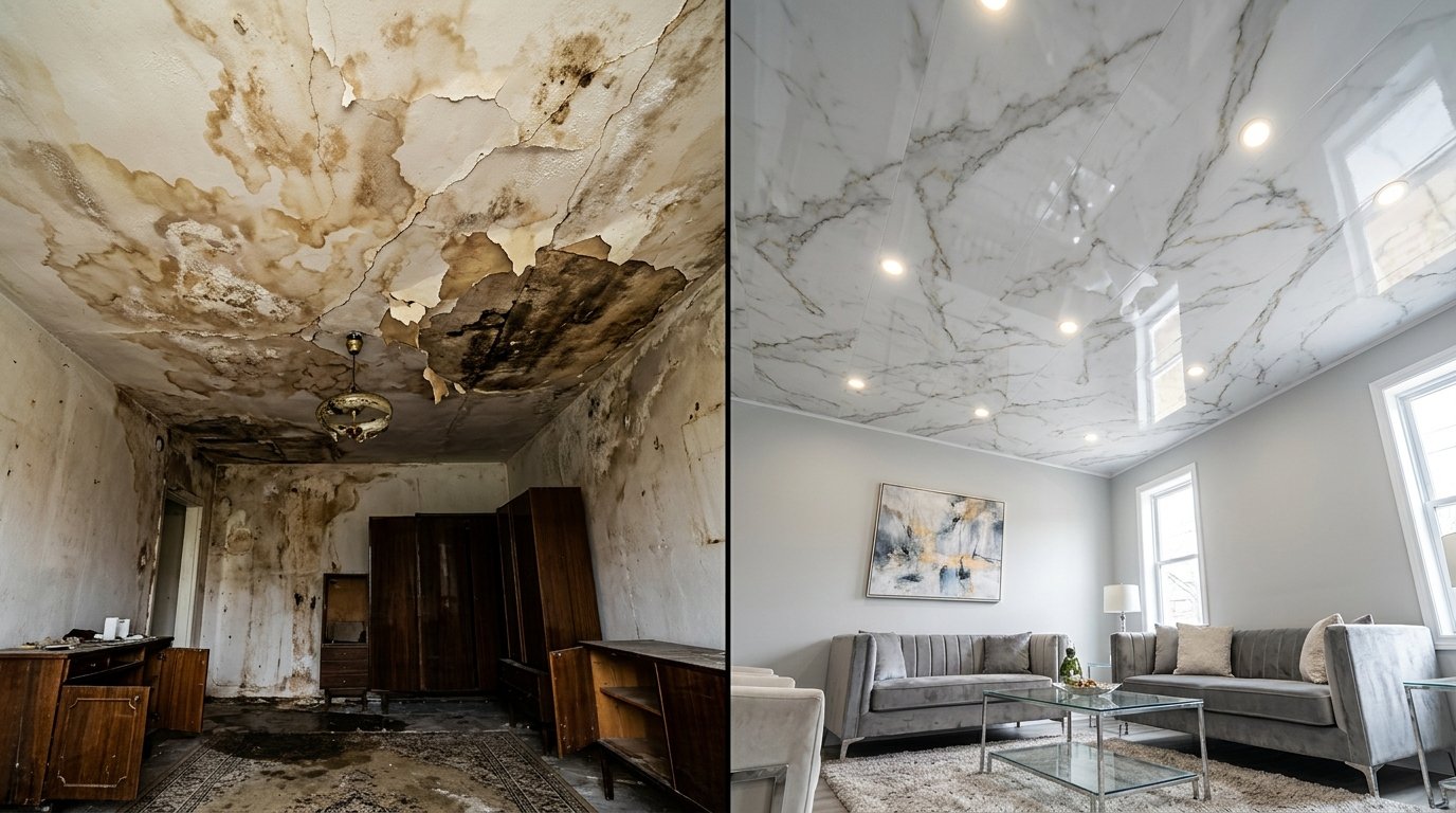 Plafon PVC vs Gypsum: Mana yang Lebih Tahan Lama dan Hemat Biaya?